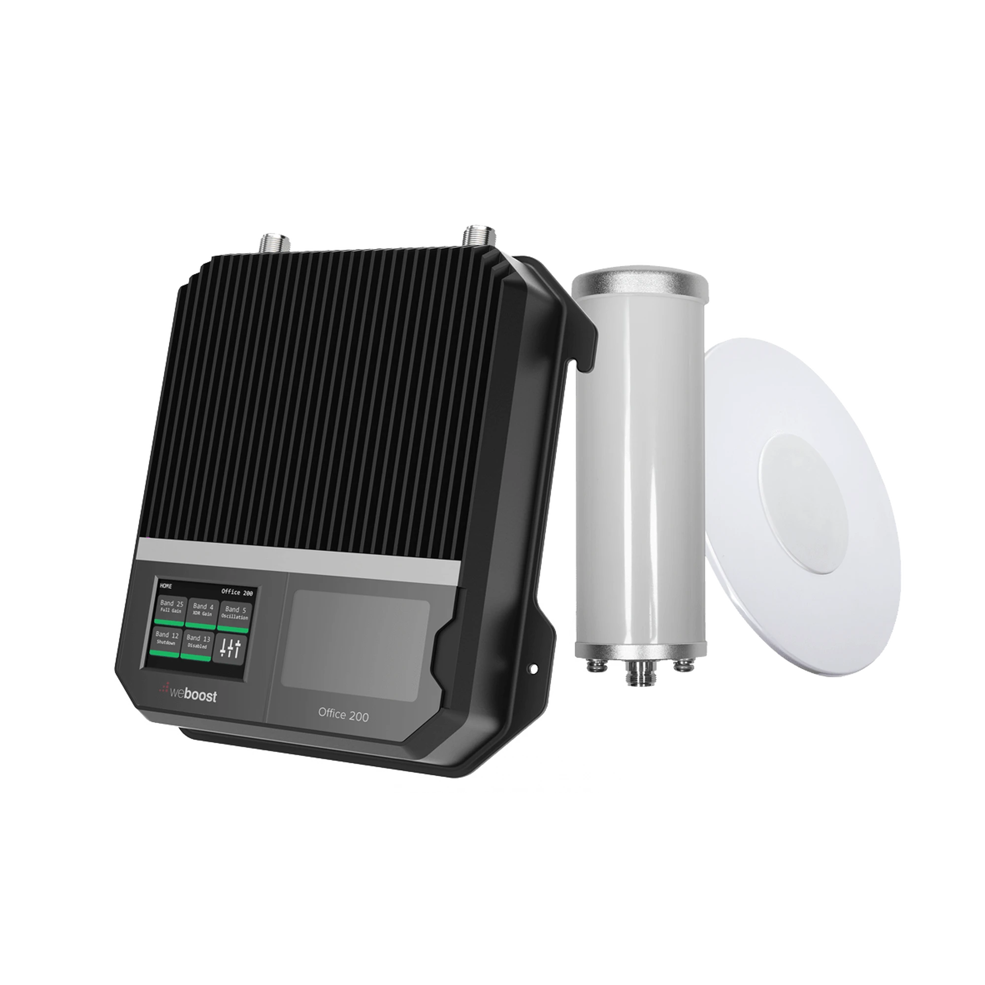 KIT AMPLIFICADOR DE SEÑAL CELULAR 4G LTE, 3G Y VOZ. ESPECIAL PARA CUBRIR ÁREAS DE HASTA 4300 METROS CUADRADOS POR SER DE GRADO COMERCIAL E INDUSTRIAL. SOPORTA MÚLTIPLES OPERADORES, TECNOLOGÍAS Y USUARIOS.-Cobertura para Celular-WILSONPRO / WEBOOST-Bsai Seguridad & Controles