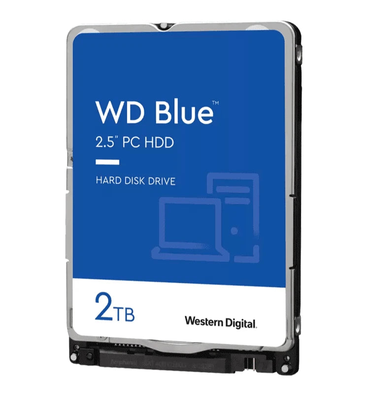 WESTERN DIGITAL WD20SPZX - DISCO DURO INTERNO DE 2TB / SERIE BLUE /FORMATO 2.5" / SATA 6GB/S / 5400 RPM-Discos Duros-WESTERN DIGITAL-Bsai Seguridad & Controles