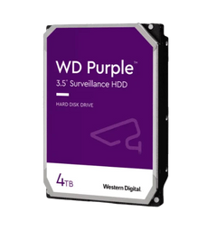 WESTERN DIGITAL WD43PURZ - DISCO DURO DE 4TB PURPLE/ ESPECIAL PARA VIDEOVIGILANCIA/ TRABAJO 24/7/ INTERFACE: SATA 6 GB/S/ HASTA 64 CÁMARAS/ HASTA 16 BAHÍAS DE DISCOS DUROS/ 180MB/S /3 AÑOS DE GARANTÍA [WDC1490023]