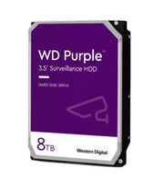 WESTERN DIGITAL WD85PURZ - DISCO DURO DE 8 TB PURPLE/ ESPECIAL PARA VIDEOVIGILANCIA/ TRABAJO 24/7/ INTERFACE: SATA 6 GB/S/ HASTA 64 CÁMARAS/ HASTA 16 BAHÍAS DE DISCOS DUROS-Discos Duros-WESTERN DIGITAL-WDC1490036-Bsai Seguridad & Controles