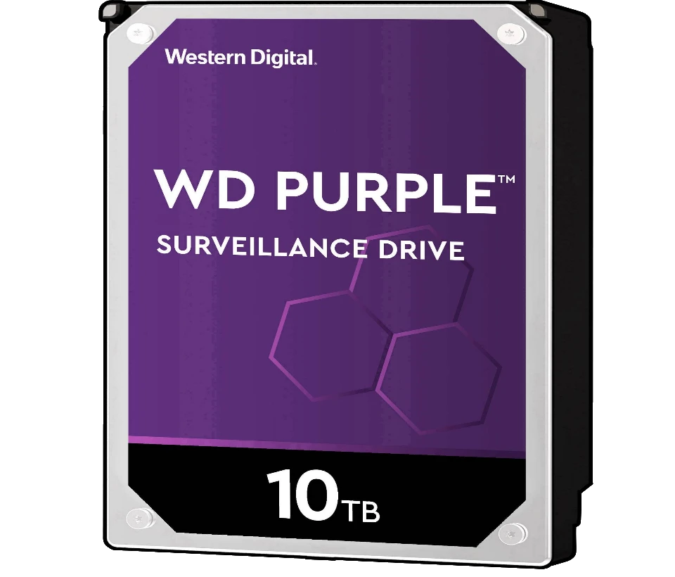 WESTERN WD101PURP- DISCO DURO DE 10TB PURPLE PRO/ ESPECIAL PARA VIDEOVIGILANCIA CON IA/ TECNOLOGÍA IA ALLFRAME/ INTERFACE: SATA 6 GB/S/ CACHE 256 MB/ HASTA 64 CÁMARAS/ 32 SECUENCIAS DE IA PARA ANÁLISIS DE APRENDIZAJE PROFUNDO/-Discos Duros-WESTERN DIGITAL-Bsai Seguridad & Controles