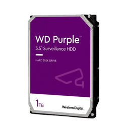 WESTERN WD11PURZ - DISCO DURO DE 1TB PURPLE/ ESPECIAL PARA VIDEOVIGILANCIA/ TRABAJO 24/7/ INTERFACE: SATA 6 GB/S/ HASTA 64 CÁMARAS/ HASTA 8 BAHÍAS DE DISCOS DUROS/ 3 AÑOS DE GARANTÍA #ESM2024 [WDC1490026]