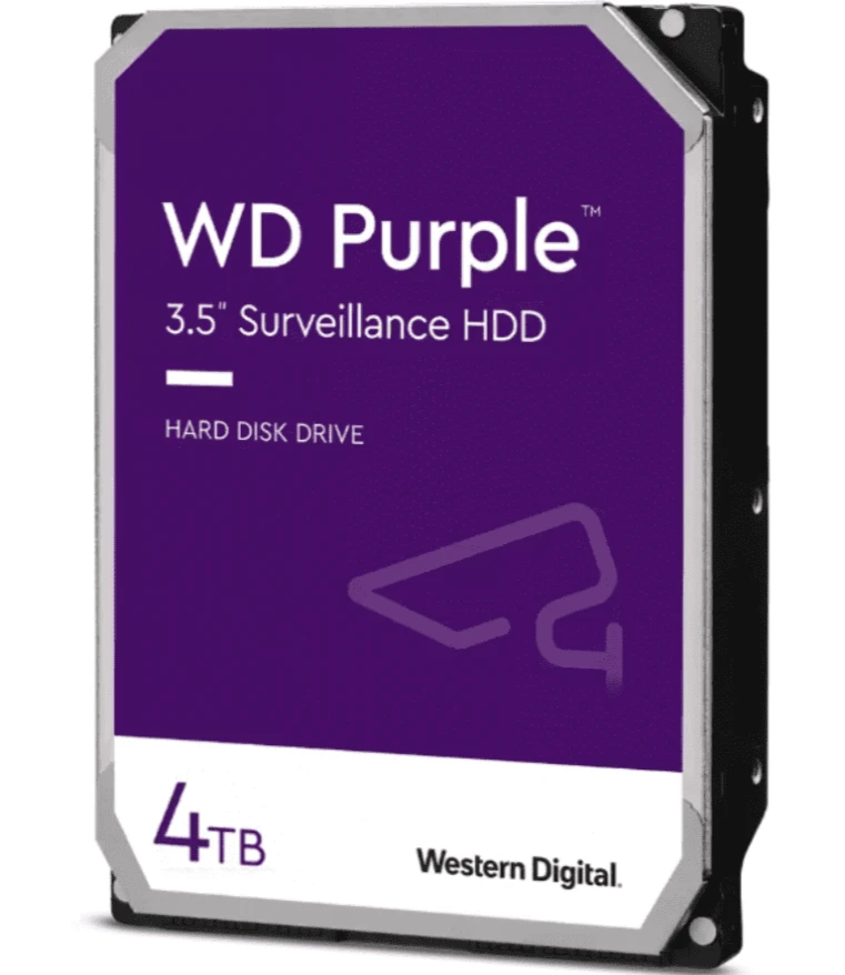 WESTERN WD42PURZ - DISCO DURO DE 4TB PURPLE/ ESPECIAL PARA VIDEOVIGILANCIA/ TRABAJO 24/7/ INTERFACE: SATA 6 GB/S/ HASTA 64 CÁMARAS/ HASTA 16 BAHÍAS DE DISCOS DUROS/ 3 AÑOS DE GARANTÍA/-Discos Duros-WESTERN DIGITAL-Bsai Seguridad & Controles