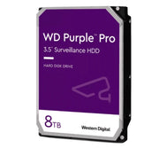 WESTERN WD8001PURP - DISCO DURO DE 8TB PURPLE PRO/ ESPECIAL PARA VIDEOVIGILANCIA CON IA/ TECNOLOGÍA IA ALLFRAME/ INTERFACE: SATA 6 GB/S/ CACHE 256 MB/ HASTA 64 CÁMARAS/ 32 SECUENCIAS DE IA PARA ANÁLISIS DE APRENDIZAJE PROFUNDO/-Discos Duros-WESTERN DIGITAL-Bsai Seguridad & Controles