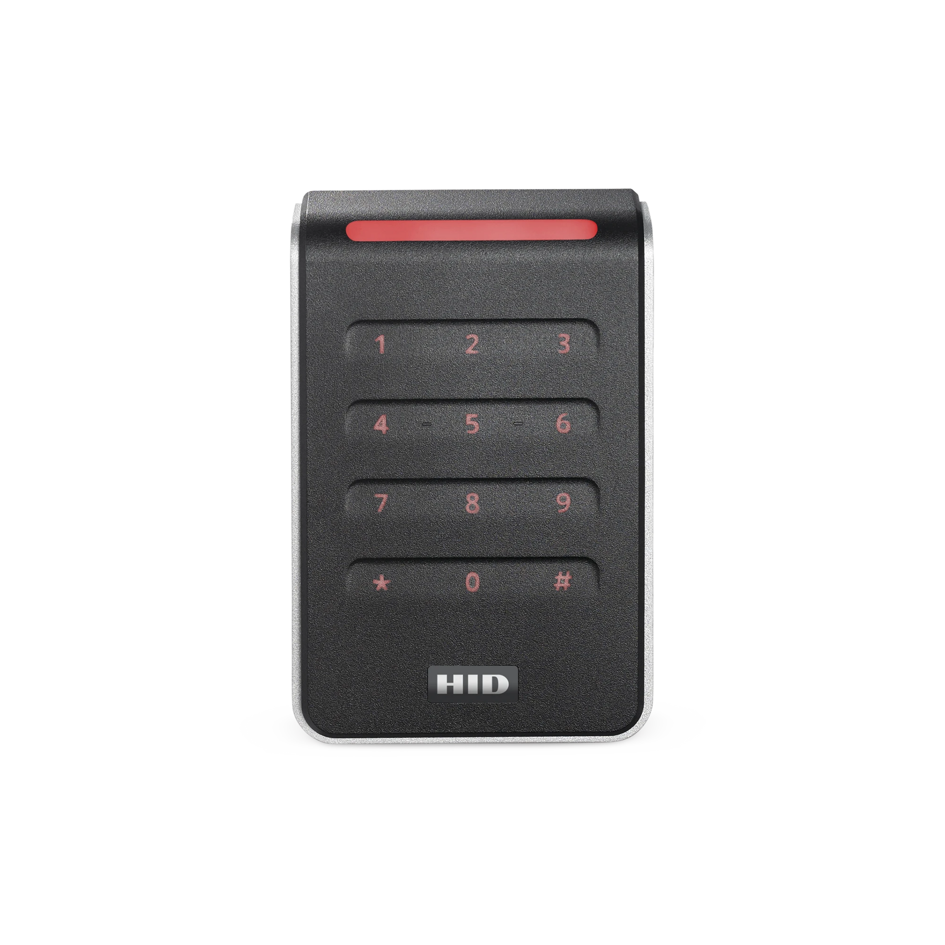 LECTOR R40 CON TECLADO SIGNO ESTANDAR MULTITECNOLOGIA/ 40KTKS-00-000000/ GARANTIA DE POR VIDA/ TERMINA STRIP/WIEGAND & OSDP-Lectoras y Tarjetas-HID-Bsai Seguridad & Controles