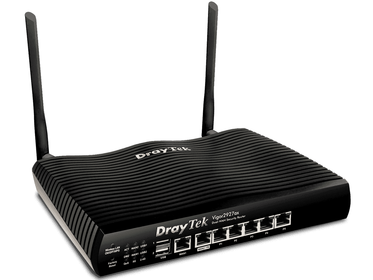 DRAYTEK VIGOR2927AC- RUTEADOR INALAMBRICO MULTI WAN/ 1 PUERTOS WAN GE RJ45/ 1 PUERTO INTERCAMBIABLE LAN & WAN/ 5 PUERTOS LAN GE/ 50 VPN/ 2 PUERTOS USB/ WIFI AC HASTA 1733 MBPS-Ruteadores / Firewalls / Balanceadores de carga-DRAYTEK-Bsai Seguridad & Controles