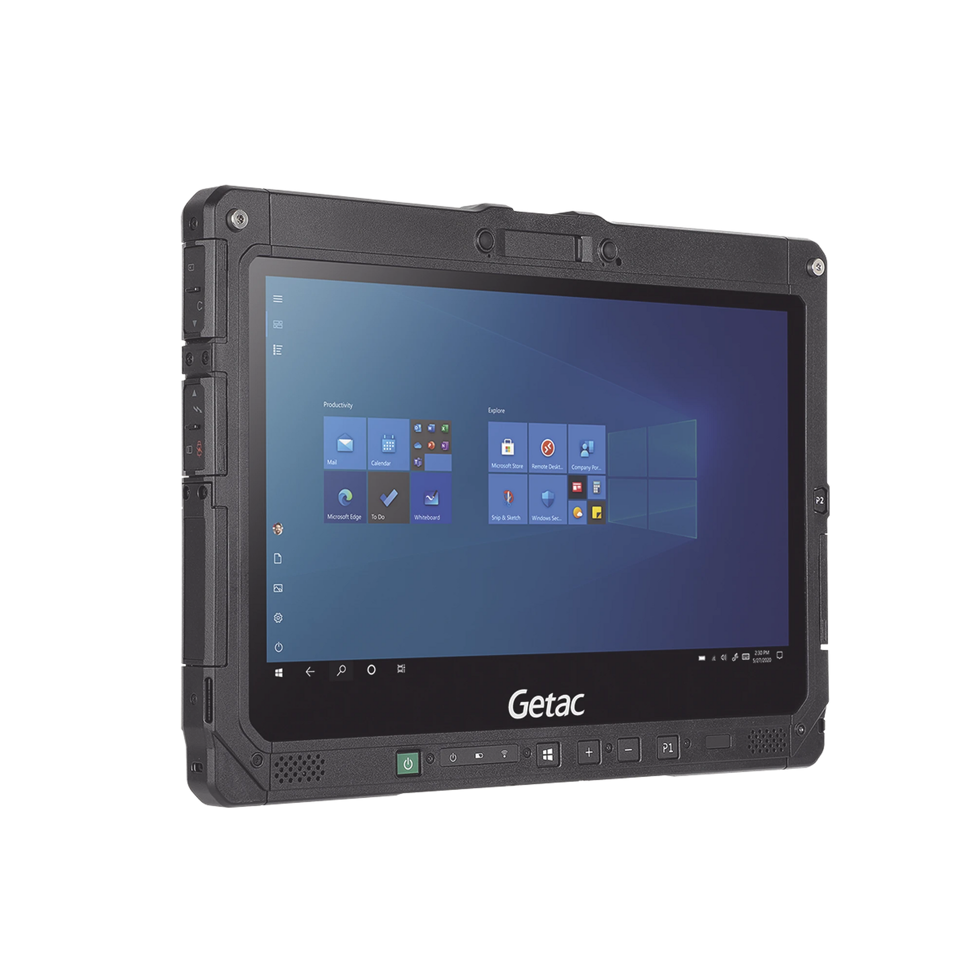 TABLETA ROBUSTA 12.5" / CORE I5 / 16GB RAM / 256GB SSD / WIFI + BT-Almacenamiento NAS-SAN-eSATA-GETAC-Bsai Seguridad & Controles