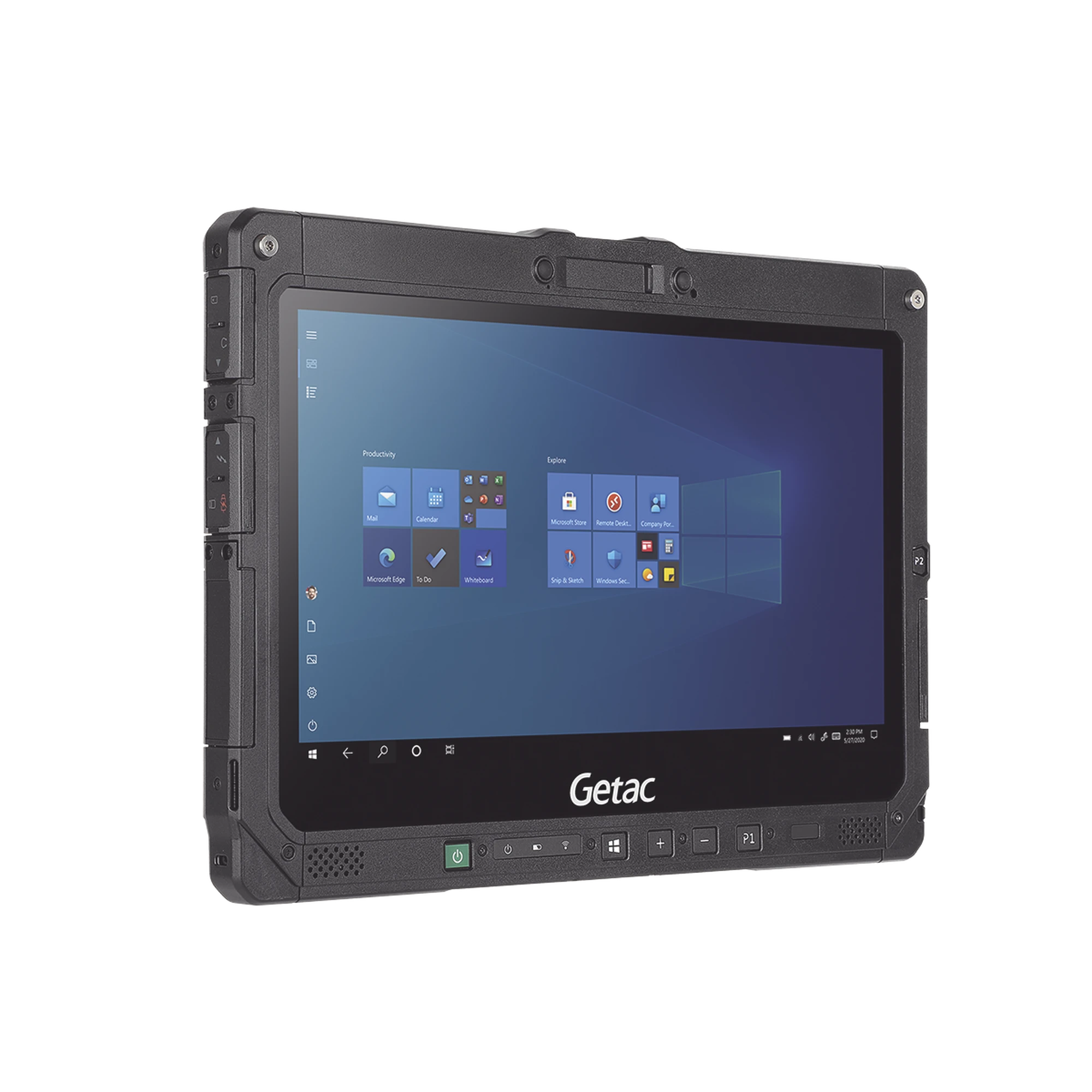 TABLETA ROBUSTA 12.5" / CORE I5 / 16GB RAM / 256GB SSD / WIFI + BT-Almacenamiento NAS-SAN-eSATA-GETAC-Bsai Seguridad & Controles