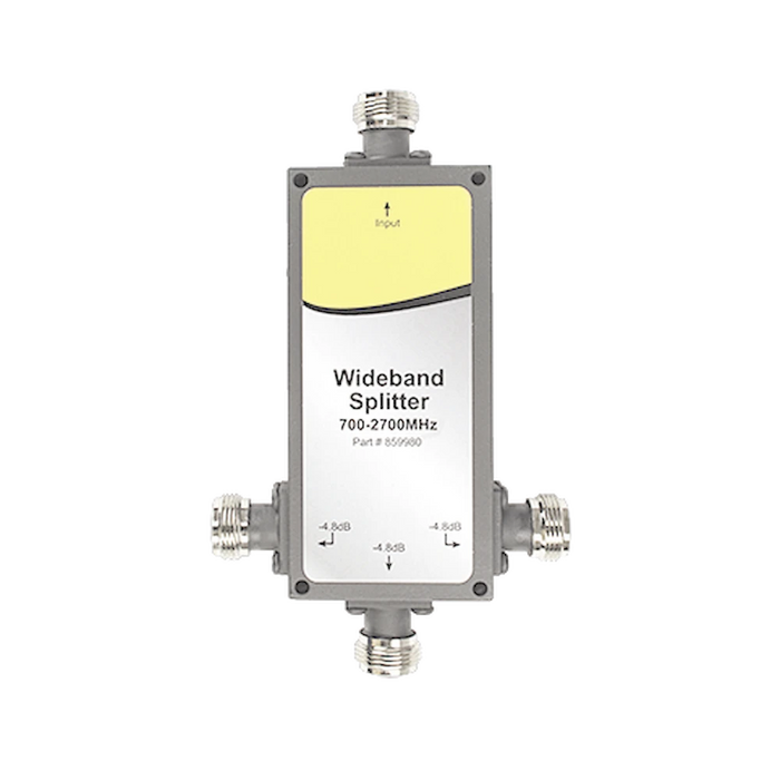 DIVISOR DE 3 SALIDAS, 50 OHM, 700-2700MHZ CONECTOR N-HEMBRA-Cobertura para Celular-WEBOOST / WILSON ELECTRONICS-859-980-Bsai Seguridad & Controles