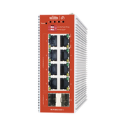 SWITCH L2+ POE INDUSTRIAL / ADMINISTRACIÓN CLOUD-WEB-CLI / 8 PUERTOS POE AF/AT 100/1000 MBPS / 2 PUERTOS SFP GIGABIT / PRESUPUESTO POE 120 W / PROTOCOLO ERSP (REDUNDANCIA ENLACES)