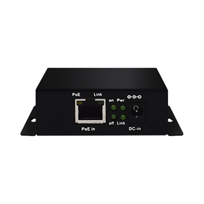 INYECTOR POE EXTENIDO INDUSTRIAL / POE 802.3 AF/AT HASTA 30W / CONEXIÓN PLUG AND PLAY / ALCANCE DE HASTA 250 METROS / APLICACIONES CCTV / ALIMENTACIÓN POE AF/AT O VCC 37-57 VCC-Networking-WI-TEK-WI-PE31G-Bsai Seguridad & Controles