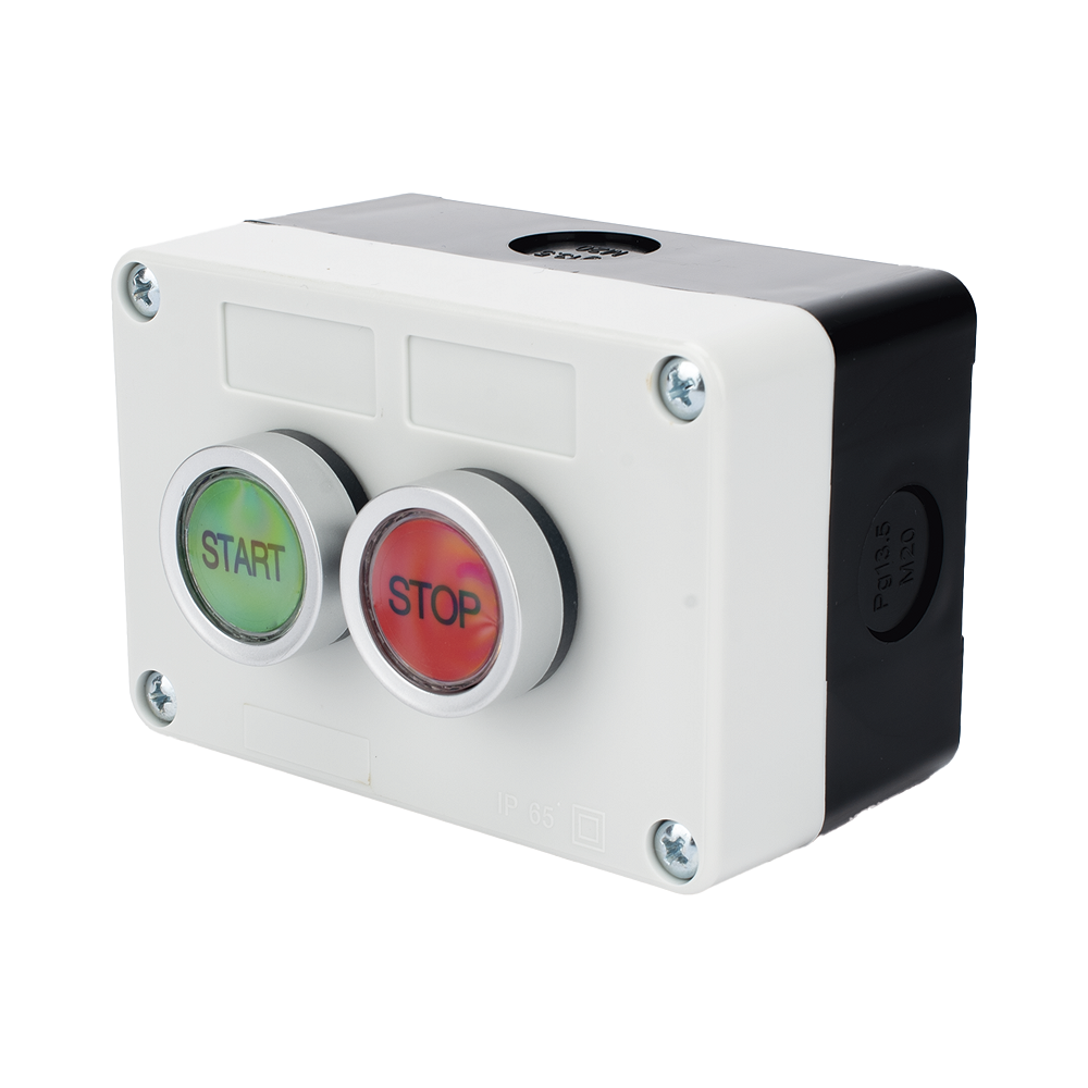 BOTONERA DOBLE PARA BARRERAS VEHICULARES, OPERADORES CORREDIZOS Y ABATIBLES.-Accesorios-ACCESSPRO-Bsai Seguridad & Controles