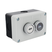 BOTONERA DOBLE PARA BARRERAS VEHICULARES, OPERADORES CORREDIZOS Y ABATIBLES.-Accesorios-ACCESSPRO-Bsai Seguridad & Controles