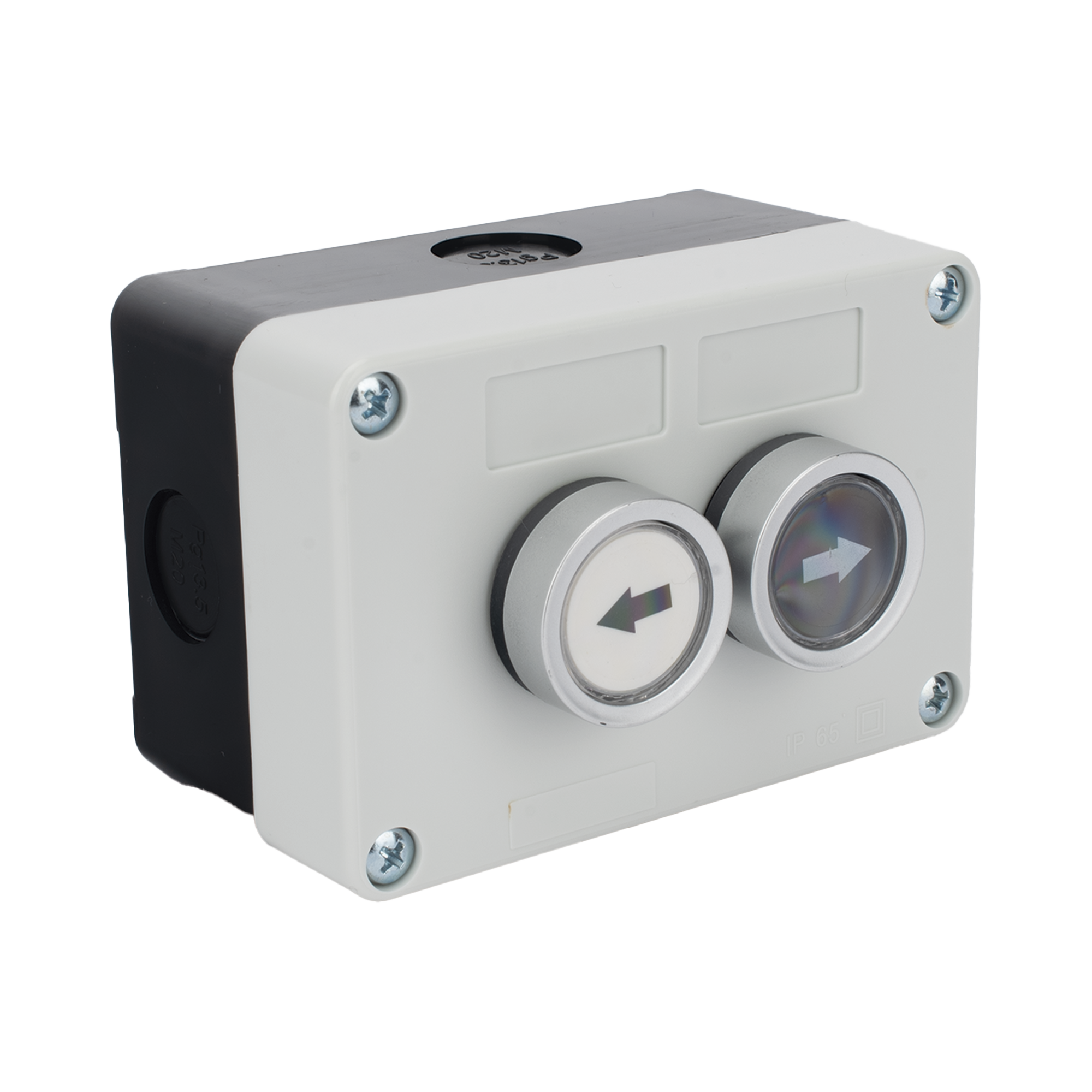 BOTONERA DOBLE PARA BARRERAS VEHICULARES, OPERADORES CORREDIZOS Y ABATIBLES.-Accesorios-ACCESSPRO-Bsai Seguridad & Controles