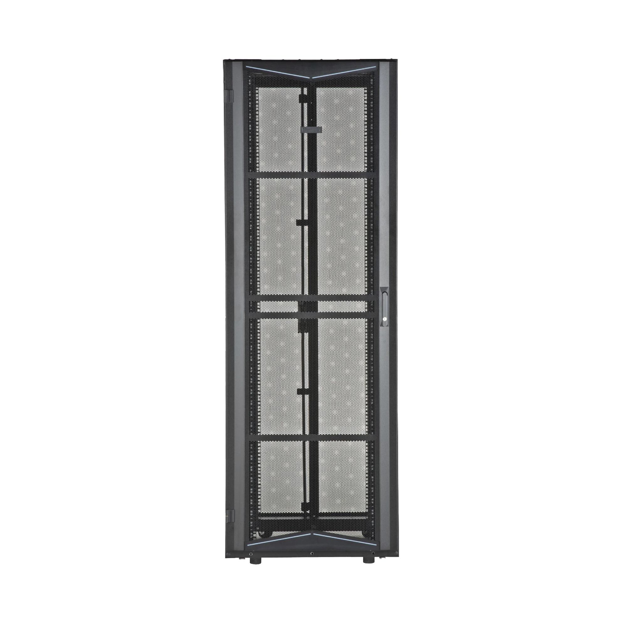 GABINETE FLEXFUSION PARA CENTROS DE DATOS, 45 UR, 800 MM DE ANCHO, 1200 MM DE PROFUNDIDAD, FABRICADO EN ACERO, COLOR NEGRO