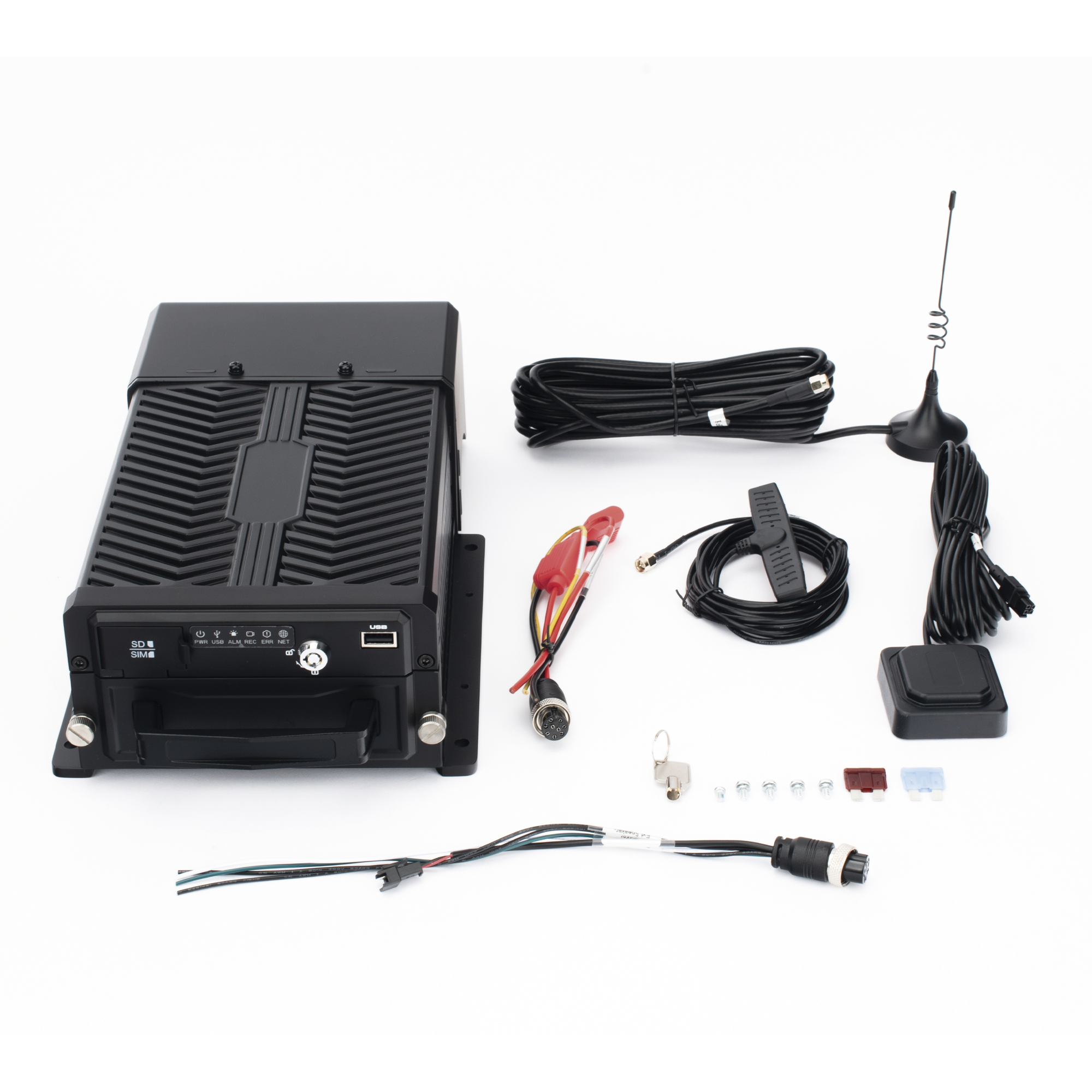 DVR MÓVIL / MULTIPLATAFORMA / 4 CANALES AHD 2 MEGAPIXEL + 4 CANALES IP / ALMACENAMIENTO EN HDD / H.265 / SOPORTA 4G / WIFI / GPS-Videograbadoras Móviles, Dash Cams y Body Cams-STREAMAX-Bsai Seguridad & Controles