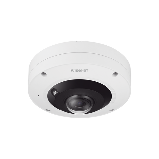 IA FISHEYE IP 12 MEGAPIXEL / WDR 120DB / DETECCION DE PERSONAS CON IA / NEMA 4X / IP66 / IK10-Cámaras IP y NVRs-Hanwha Techwin Wisenet-XNF-9013RV-Bsai Seguridad & Controles