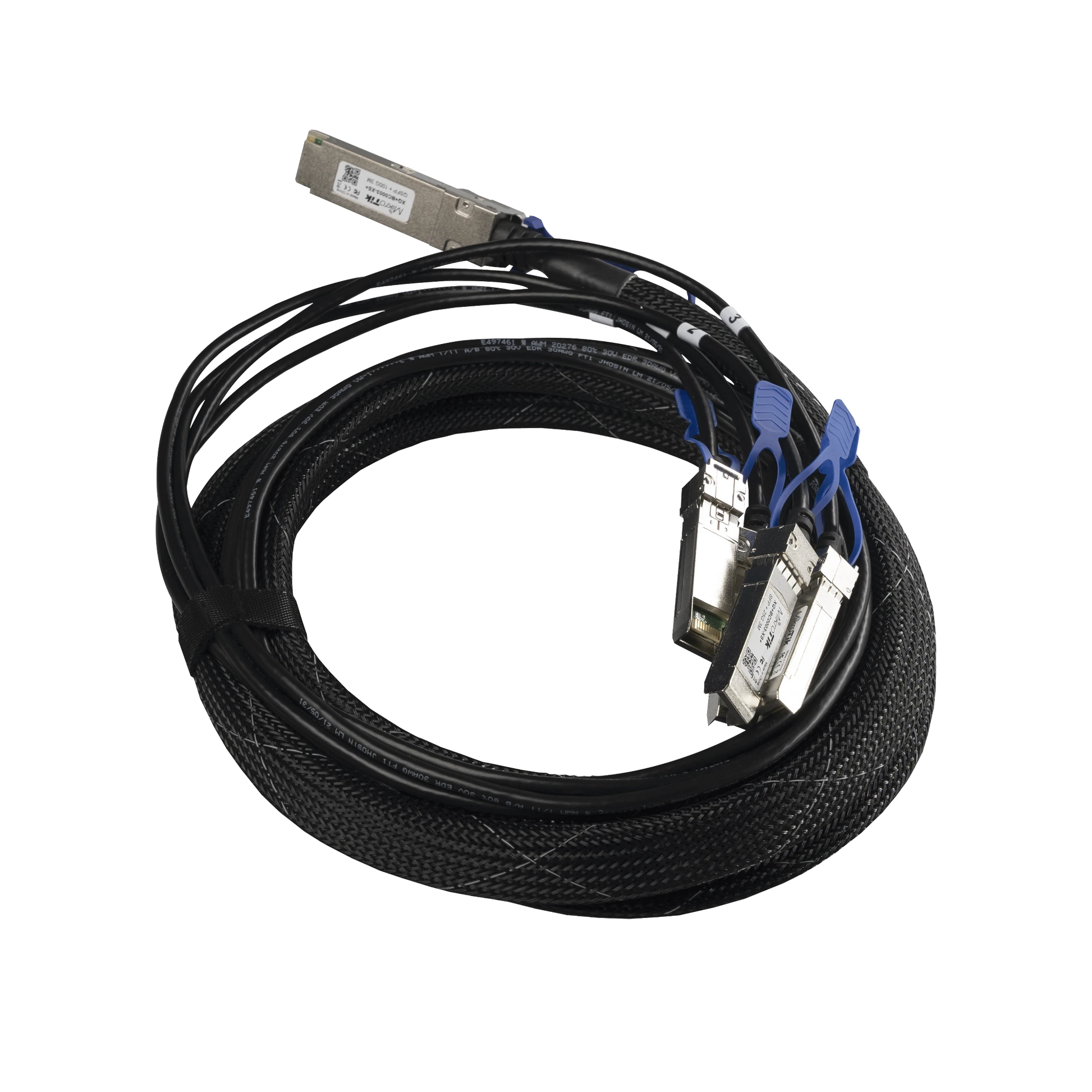 (XQ+BC0003-XS+) CABLE DE CONEXION 100G QSFP28 A 4 X 25G SFP28 O 40G QSFP+ A 10G SFP+, 3M-Networking-MIKROTIK-Bsai Seguridad & Controles