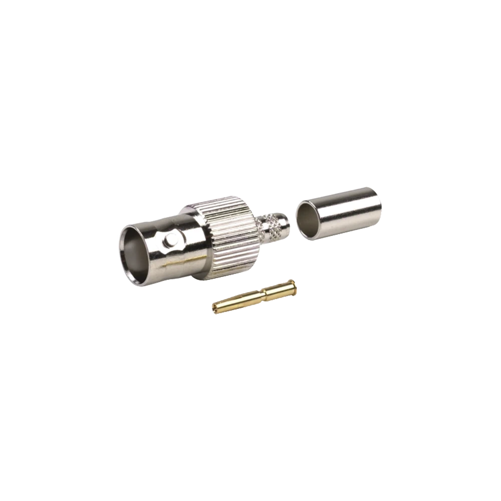 CONECTOR BNC HEMBRA DE ANILLO PARA CABLES RG-8/X, LMR-240, 9258.-Conectores-RF INDUSTRIES,LTD-Bsai Seguridad & Controles