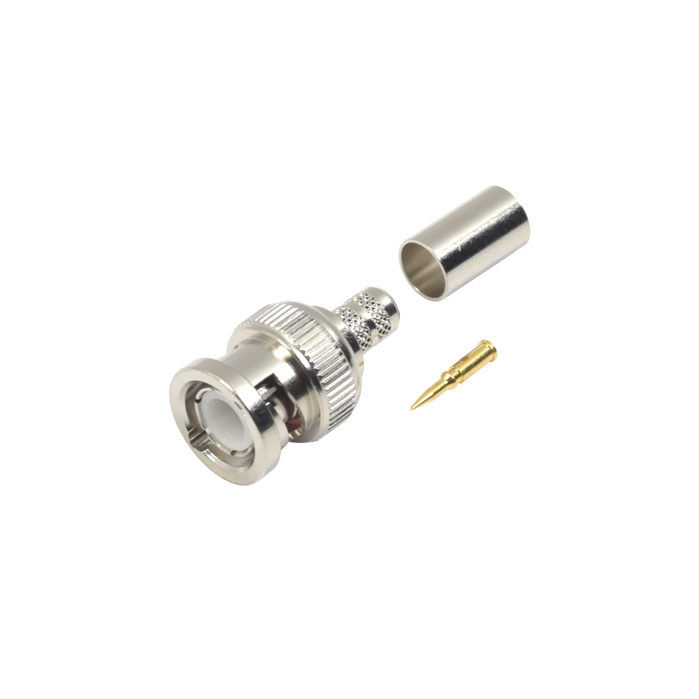 CONECTOR BNC MACHO DE ANILLO PARA CABLES RG-8/X, LMR-240, 9258.-Conectores-RF INDUSTRIES,LTD-Bsai Seguridad & Controles