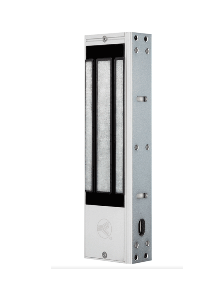YLI YM750NTLED - CERRADURA MAGNÉTICA 750 KG O 1500 LB DE FUERZA DE SUJECIÓN / INDICADOR LED / USO INTERIOR / RETARDO DE TIEMPO / VOLTAJE DUAL 12V/24 VDC / COMPATIBLE CON SOPORTE MBK750ZL-Magnética-YLI ELECTRONIC-YLE0850028-Bsai Seguridad & Controles