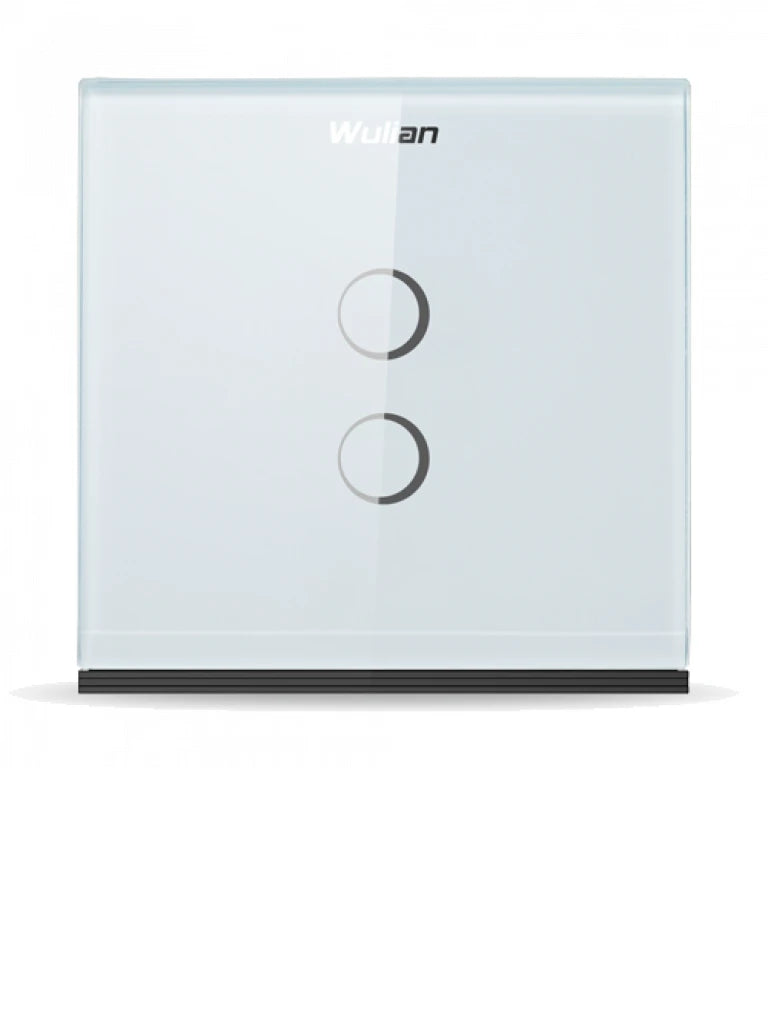 WULIAN SWITCHT2LN - INTERRUPTOR INTELIGENTE / TOUCH LN / 2 BOTONES / 10 AMP / ZIGBEE-Control de Iluminación-WULIAN-Bsai Seguridad & Controles