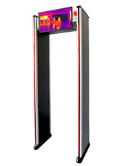 ZKTECO D2180TI - DETECTOR DE METAL DE ARCO DE 18 ZONAS CON MEDICIÓN DE TEMPERATURA GRABACIÓN DE VIDEO E IMAGEN TÉRMICA EN TIEMPO REAL EN MONITOR DE 22 PULGADAS-Detectores de Metales-ZKTECO-Bsai Seguridad & Controles