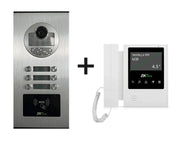 ZKTECO VE06A01PAQ4P - PAQUETE DE VIDEOPORTERO PARA 6 DEPARTAMENTOS VE06A01 CON 1 MONITOR VDPIB4 DE 4.3 PULGADAS-Frentes de Calle-ZKTECO-Bsai Seguridad & Controles