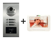 ZKTECO VE06A01PAQ7P- PAQUETE DE VIDEOPORTERO PARA 6 DEPARTAMENTOS VE06A01 CON 1 MONITOR VDPIB3 DE 7 PULGADAS-Frentes de Calle-ZKTECO-Bsai Seguridad & Controles