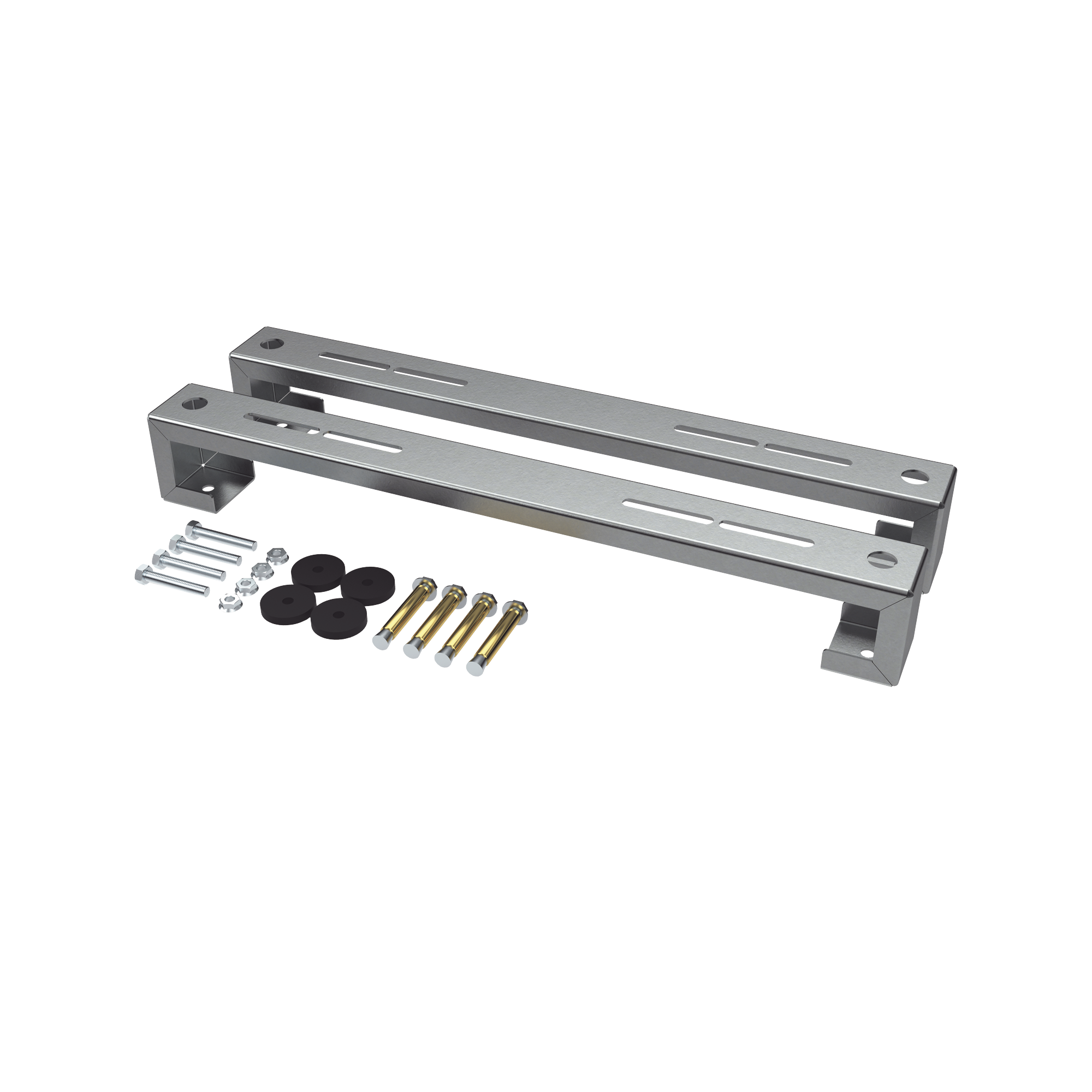 ZT-MPF-180 BASE PARA PISO UNIVERSAL AJUSTABLE PARA CAPACIDADES DE 1 A 3 TONELADAS CON PERNOS DESLIZABLES Y AMORTIGUACIÓN-Climatización / Refrigeración-EPCOM INDUSTRIAL-Bsai Seguridad & Controles