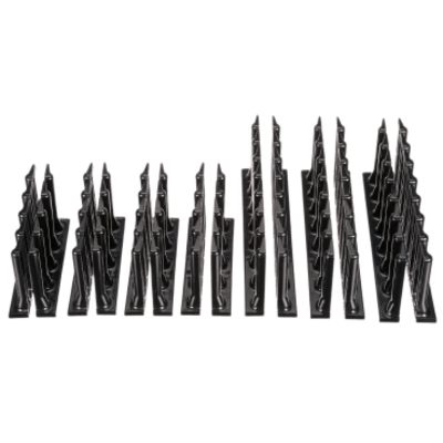 KIT DE GESTIÓN DE CABLES / 15 RU / DEDOS 100 MM / CONFIGURACIÓN DERECHA E IZQUIERDA / NEGRO