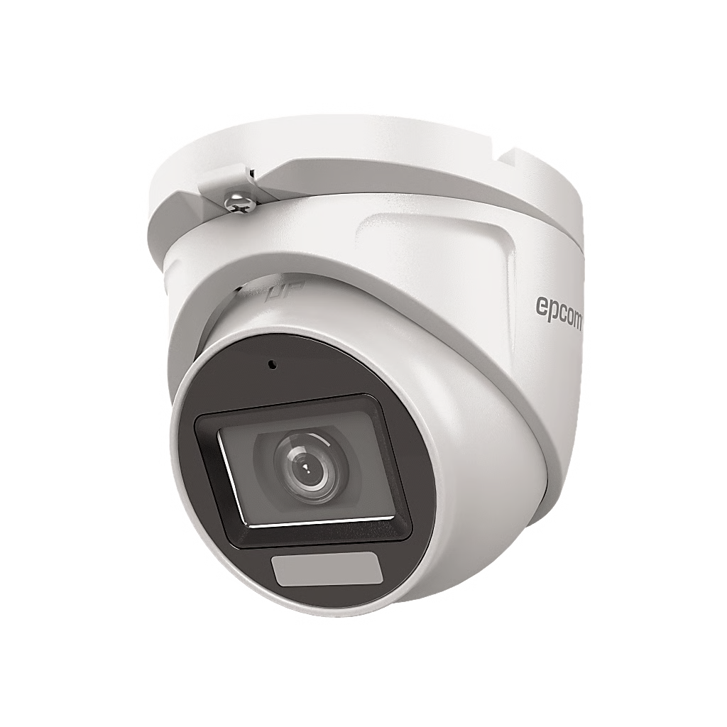 [DUAL LIGHT + COLORVU] TURRET TURBOHD 3K / 20 MTS IR + 20 MTS LUZ BLANCA/ LENTE 2.8 /  MICROFONO INTEGRADO / EXTERIOR IP66
