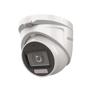 [DUAL LIGHT + COLORVU] TURRET TURBOHD 3K / 20 MTS IR + 20 MTS LUZ BLANCA/ LENTE 2.8 /  MICROFONO INTEGRADO / EXTERIOR IP66