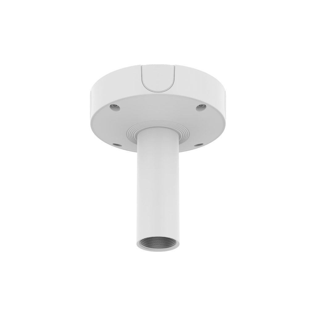 BASE DE MONTAJE PARA TECHO SBP-180CMB / ALUMINIO / COLOR BLANCO RAL9003 / DIÁMETRO 180 MM / PESO 970 G / TORNILLO TR30 / ORIFICIO CONDUIT 19.1 MM / COMPATIBLE CON MÚLTIPLES MODELOS HANWHA-Accesorios Generales-HANWHA VISION-Bsai Seguridad & Controles