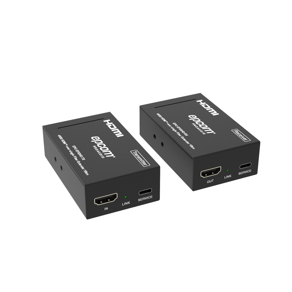 EXTENSOR HDMI SOBRE FIBRA ÓPTICA | RESOLUCIÓN 4K2K@60HZ | MONOMODO | 4:4:4 | ANCHO DE BANDA 18 GBPS | DISTANCIA HASTA 10 KM | HDCP 2.2 | HDR10+ DOLBY VISION | AUDIO 7.1CH