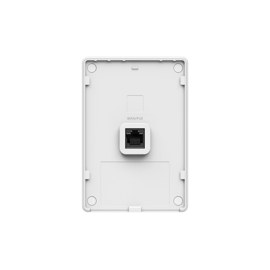 PUNTO DE ACCESO MESH WI-FI 6 PARA INTERIOR EN PARED, HASTA 320 USUARIOS IDEAL PARA HOTELERÍA U OFICINA.
