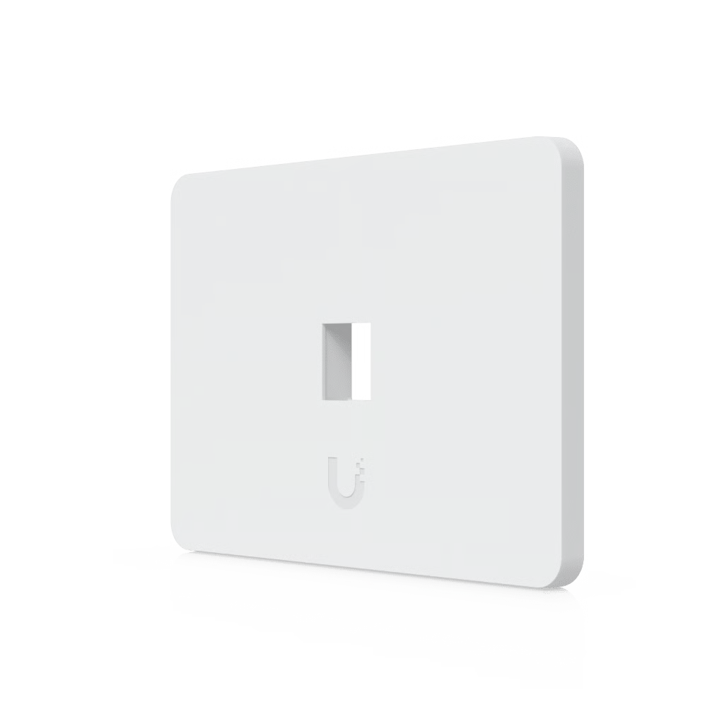 PLACA DE PARED HORIZONTAL UNIVERSAL PARA KEYSTONE DE 1 PUERTO CON CUBIERTA PINTABLE, ACABADO PERSONALIZABLE, PAQUETE CON 4 PIEZAS
