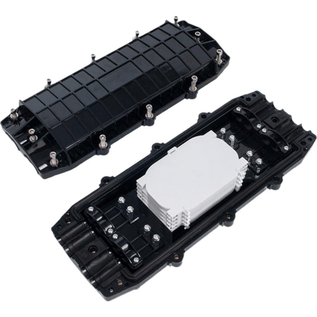 CAJA D/EMPALME D/FIBRA OPTICA P/48 HILOS IP68, 3/3