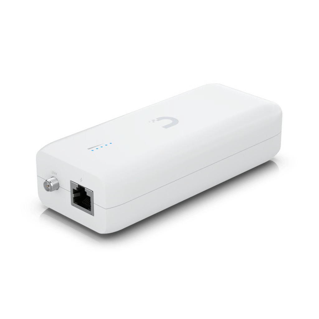 UNIFI DEVICE BRIDGE / INYECTOR POE PARA ALIMENTAR ALGÚN DISPOSITIVO DE RED ETHERNET, SE CONECTA POR WIFI 5 GHZ A UN AP UNIFI, ANTENA INTERNA Y EXTERNA (1 CONECTOR RP-SMA)