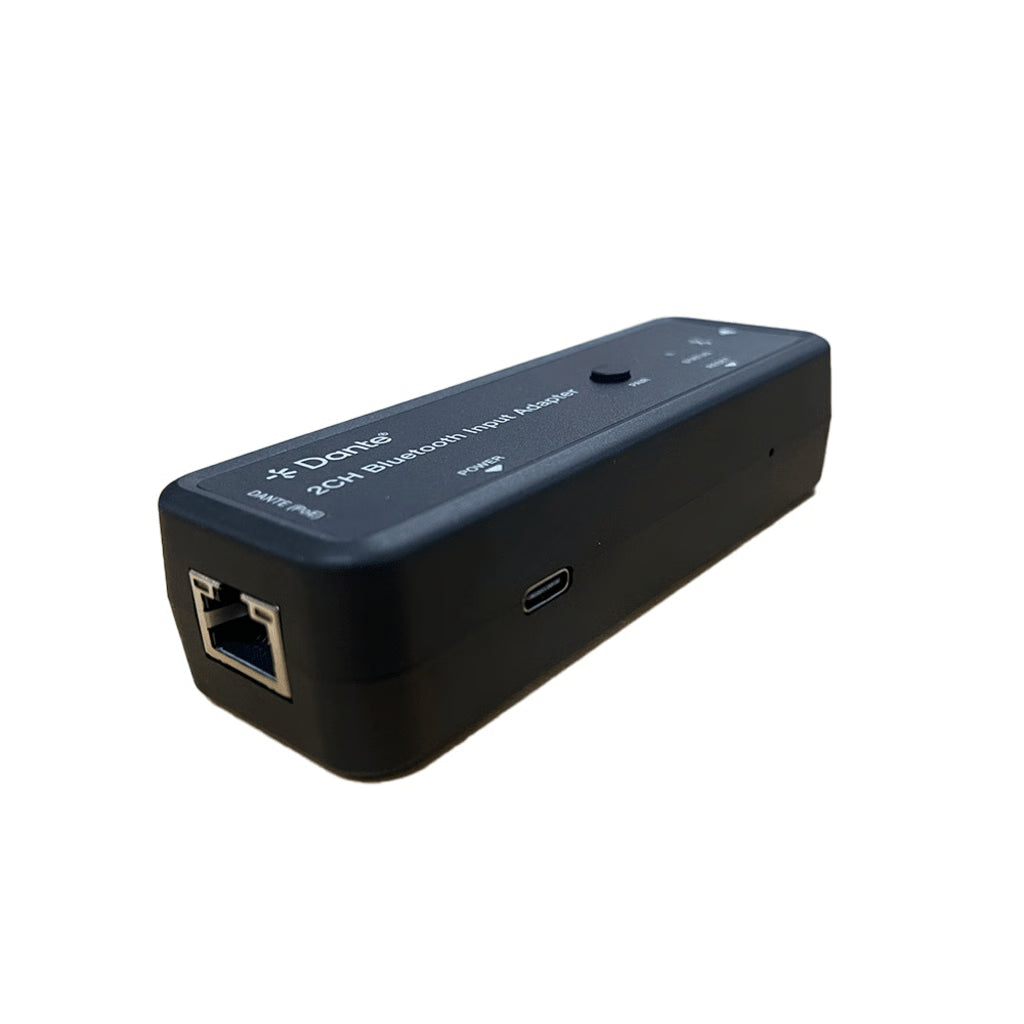EXTENSOR DE AUDIO DANTE® 2CH BLUETOOTH INPUT ADAPTER | ENTRADA BLUETOOTH 2 CANALES | SALIDA DANTE® DIGITAL | LATENCIA CONFIGURABLE 1-5 MS | COMPATIBLE HDMI 1.4 | HDCP 1.4 | POE IEEE802.3AF | DISTANCIA DE TRANSMISIÓN 100 M