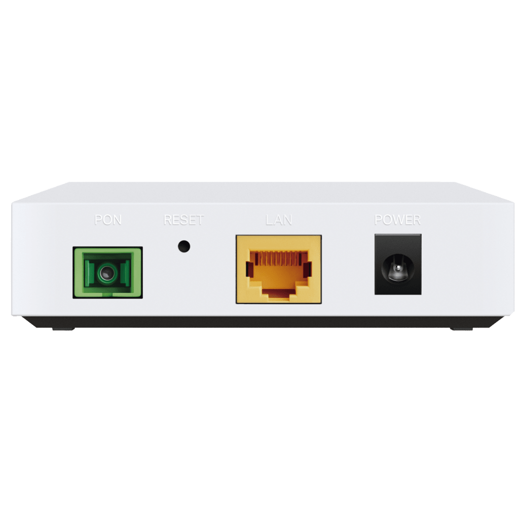ONU/ONT - UNIDAD DE RED ÓPTICA XPON DUAL EPON/GPON / 1 PUERTO RJ45 10/100/1000 MBPS / 1 PUERTO XPON CONECTOR SC/APC / EQUIPO BRIDGE / LONGITUD DE ONDA UP: 1310 NM DW: 1490 NM