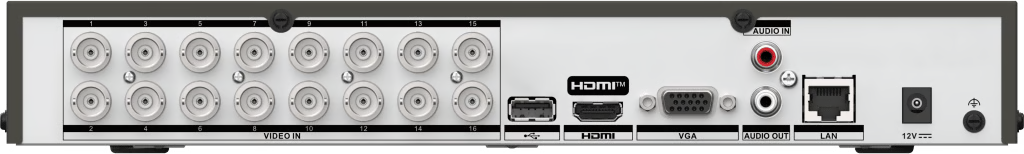 DVR 16 CANALES TURBOHD + 8 CANALES IP / 5 MEGAPIXEL LITE - 3K LITE / AUDIO BIDIRECCIONAL / ACUSENSE LITE / 1 BAHÍA DE DISCO DURO / H.265+ / SALIDA EN FULL HD