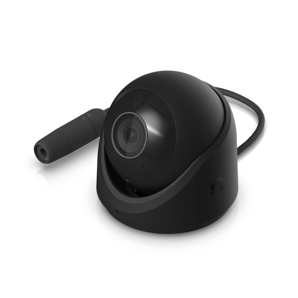 CÁMARA DE SEGURIDAD TURRET COLOR NEGRO / ALIMENTACIÓN POE/ RESISTENTE A MANIPULACIONES IK04/ SENSOR DE IMAGEN 1/1.8" 8MP/ AJUSTE MANUAL 3 EJES