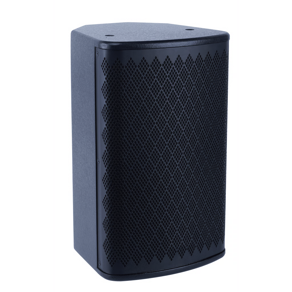 ALTAVOZ PROFESIONAL EP-608A | 2 VÍAS | 150W RMS - 600W PICO | 8" WOOFER + 3" TWEETER | RESPUESTA 65HZ-20KHZ | SENSIBILIDAD 95DB | ÁNGULO 80°H×60°V | GABINETE TRAPEZOIDAL INVERTIDO