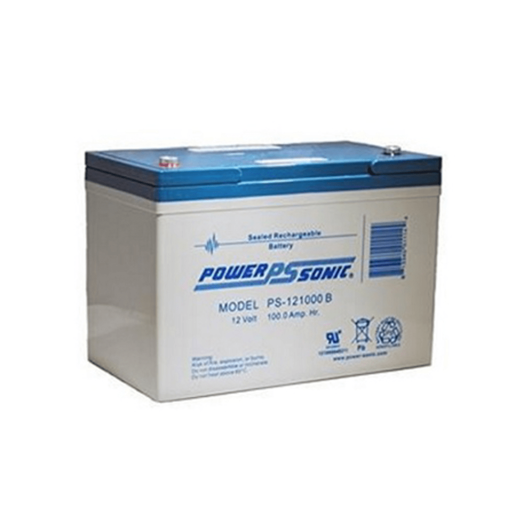 BATERÍA 12V, 100AH, PARA RESPALDO, TECNOLOGÍAS AGM/VRLA, 10-12 AÑOS VIDA ÚTIL, TERMINALES B (M6), RECONOCIDA UL-Energía-POWER SONIC-Bsai Seguridad & Controles
