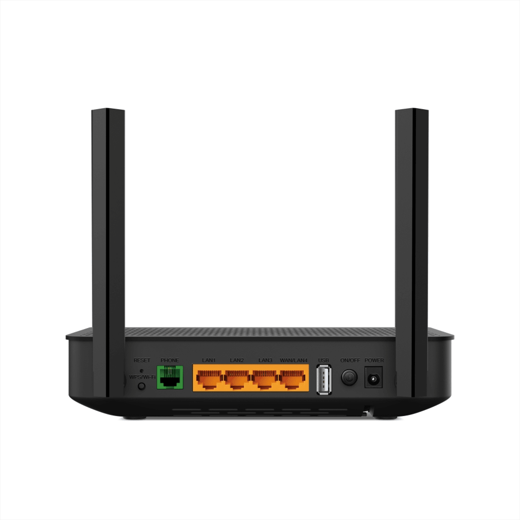 ONU/ONT - XPON ROUTER WIFI AX 3000 / 1 PUERTO PON SC/APC / 1 PUERTO FXS (RJ11) / 1 PUERTO WAN/LAN GIGABIT / 3 PUERTOS LAN 10/100/1000 MBPS / COMPATIBLE CON EASYMESH /  SOPORTA AGINET CONFIG - AGINET ACS (HERRAMIENTA DE GESTÓN REMOTA)