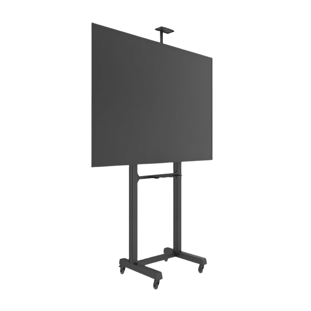 MONTAJE DE PISO MÓVIL PARA PANTALLAS DE 65 IN A 100 IN | VESA 100 X 100 HASTA 1000 X 600 | CARGA MAXIMA SOPORTADA 120KG| FABRICADO EN ALUMINIO Y ACERO-Monitores Pantallas y Mobiliario-EPCOM INDUSTRIAL-Bsai Seguridad & Controles