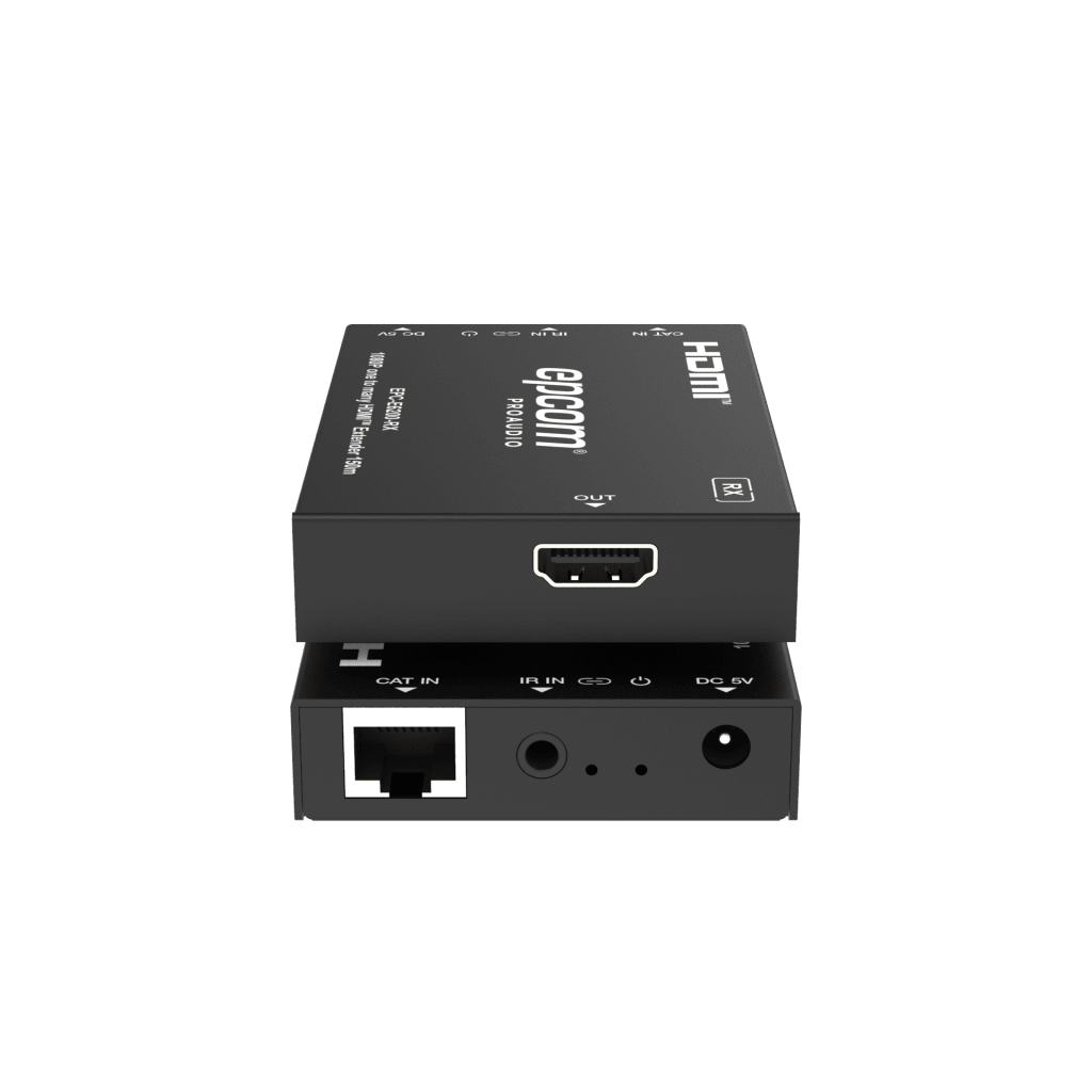 EXTENSOR HDMI SOBRE IP | CODIFICADOR Y DECODIFICADOR | 150M POR CABLE CAT6 | COMPATIBLE CON RED GIGABIT | VIDEO FULL HD | COMPRESIÓN EZCAST | CONTROL IR UNIDIRECCIONAL