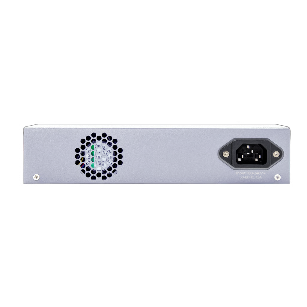 SWITCH DE DISTRIBUCIÓN 12 PUERTOS SFP+ / 240 GBPS CAPACIDAD DE SWITCHING / 120 GBPS THROUGHPUT NO-BLOQUEANTE / GESTIÓN CLOUD / BLUETOOTH / RACKMOUNT Y WALLMOUNT / VLAN STACKING / RATE LIMITING