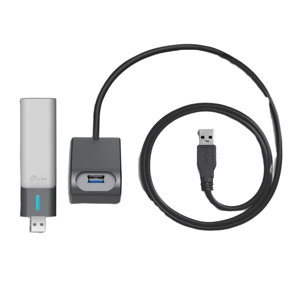 ADAPTADOR  USB INALÁMBRICO DOBLE BANDA AC 600 MBPS, ANTENA DE ALTA GANANCIA.